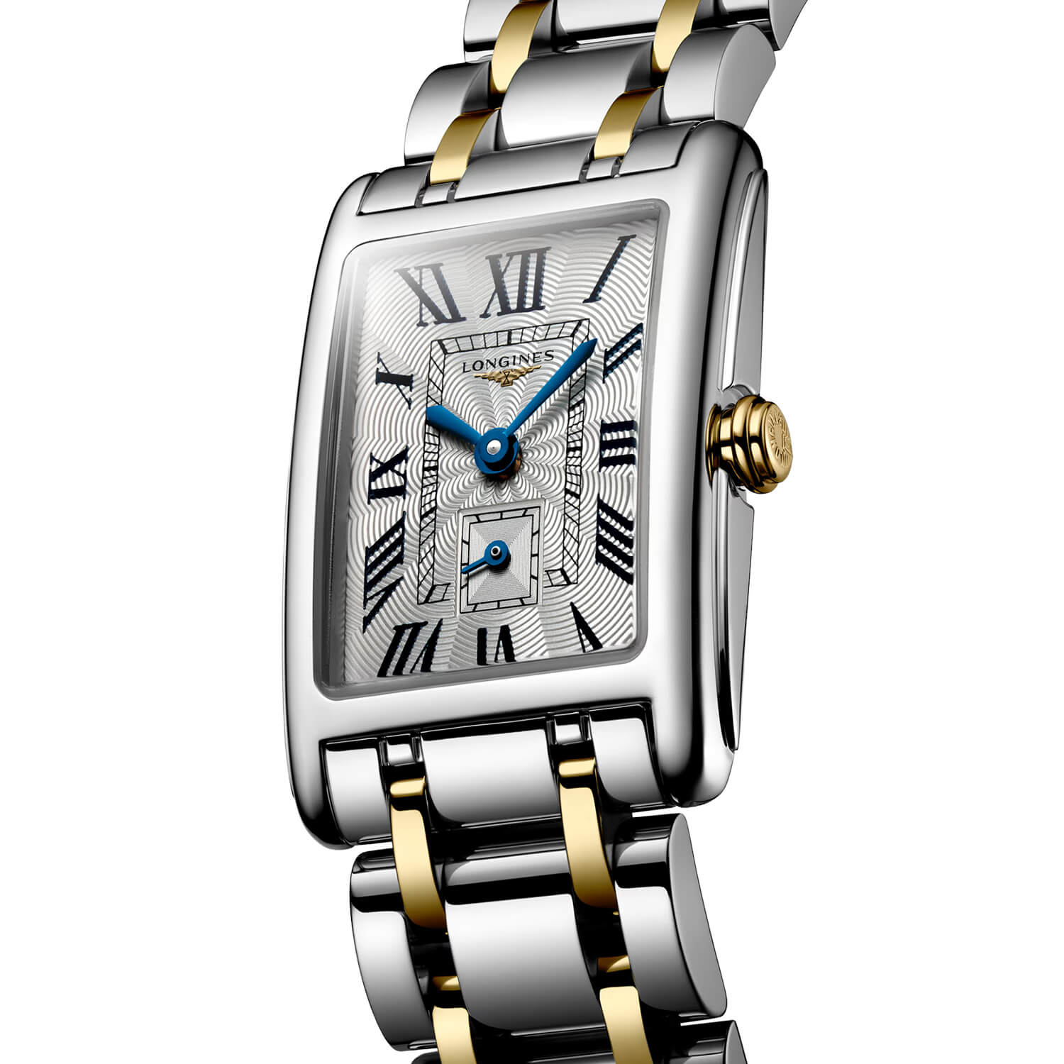 Montre Longines DolceVita L5.255.5.70.7 cadran Argent bracelet Acier/Or jaune L5.255.5.70.7