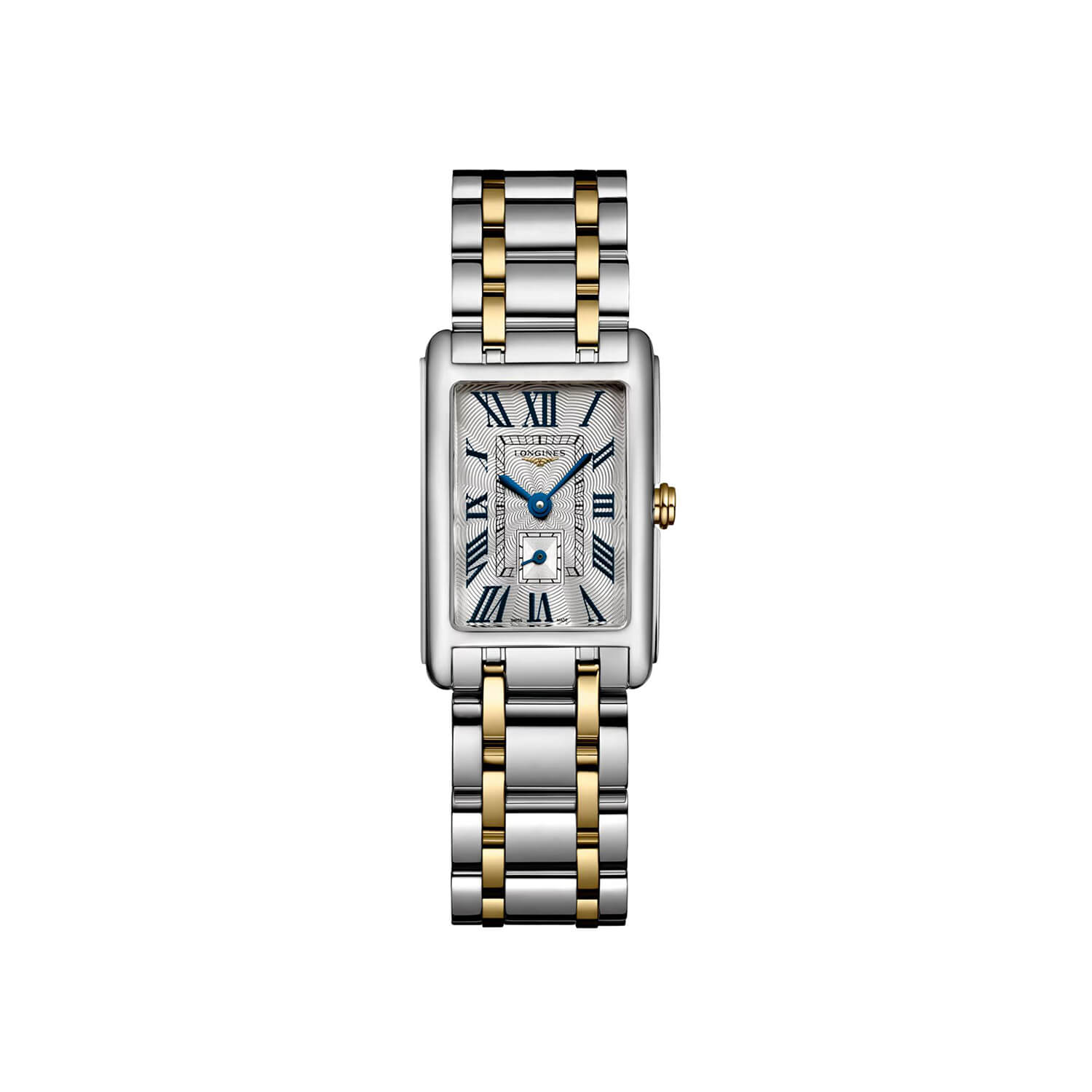Montre Longines DolceVita L5.255.5.70.7 cadran Argent bracelet Acier/Or jaune L5.255.5.70.7