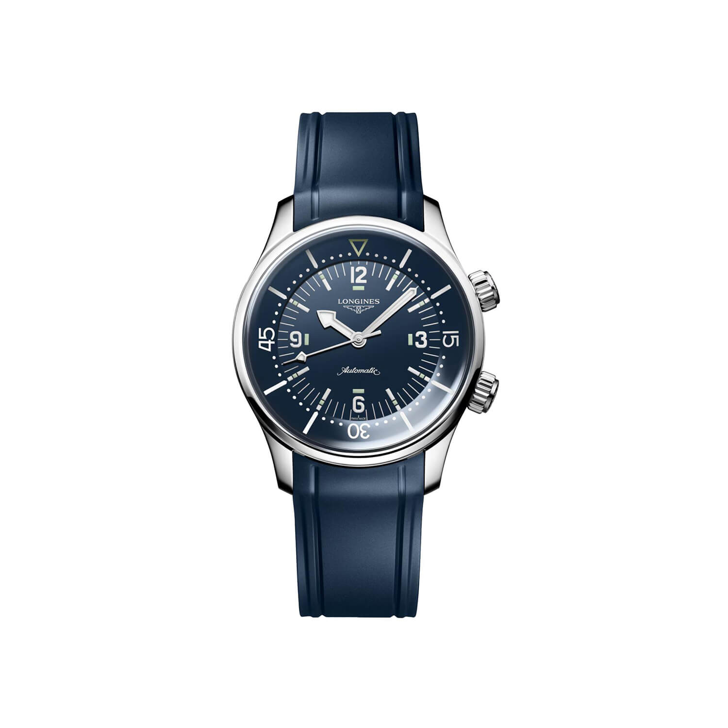 Montre Longines Legend Diver 39mm L3.764.4.90.9 cadran Bleu bracelet Caoutchouc L3.764.4.90.9