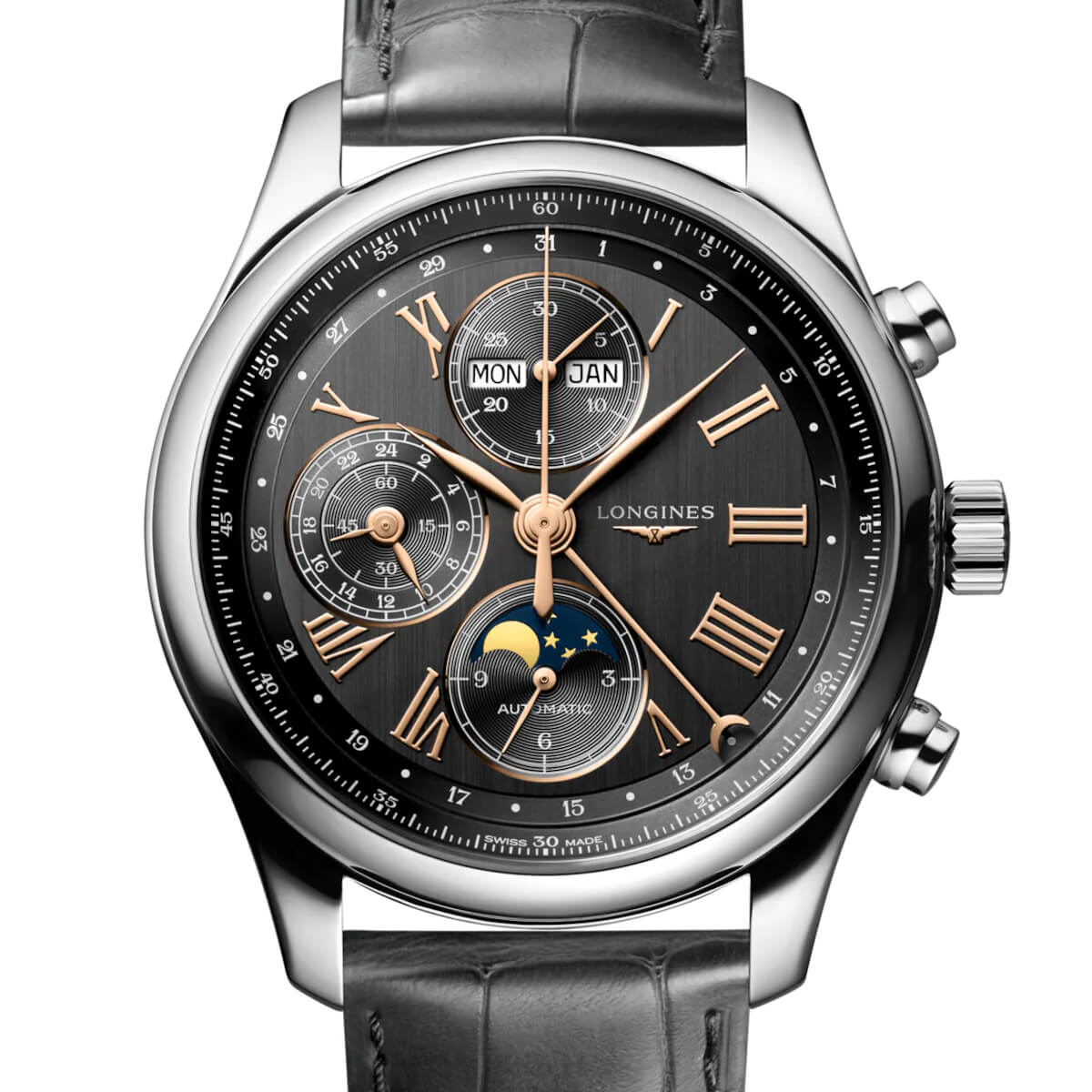 Montre Longines Master Collection L2.773.4.61.2 bracelet Cuir d'alligator L2.773.4.61.2