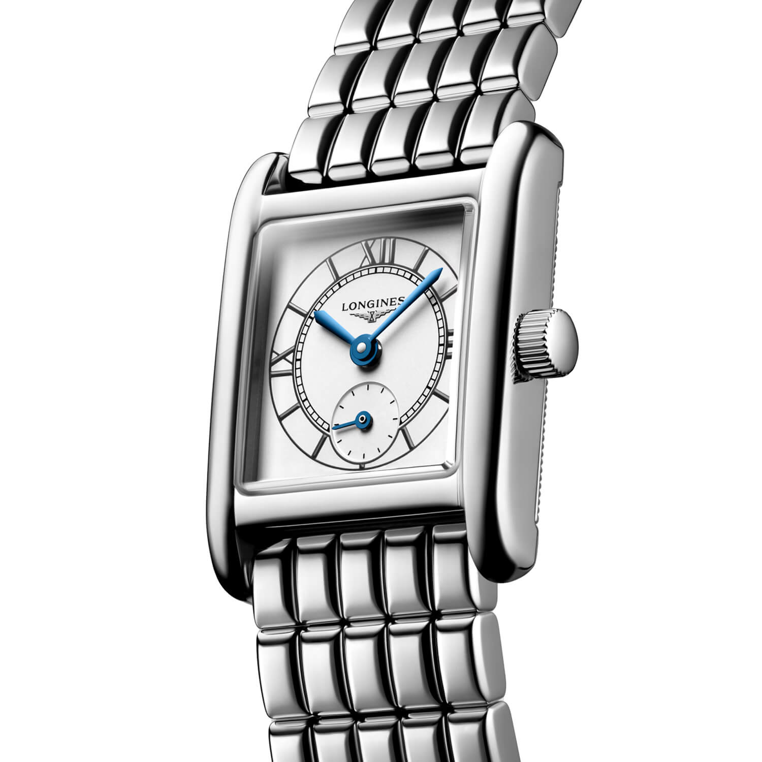 Montre Longines Mini DolceVita L5.200.4.75.6 cadran Argent bracelet Acier L5.200.4.75.6