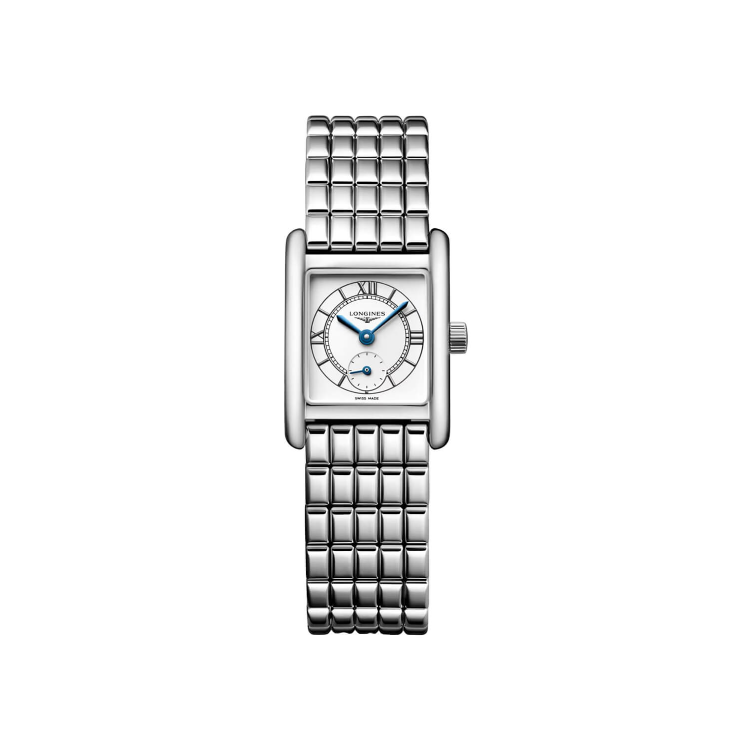 Montre Longines Mini DolceVita L5.200.4.75.6 cadran Argent bracelet Acier L5.200.4.75.6