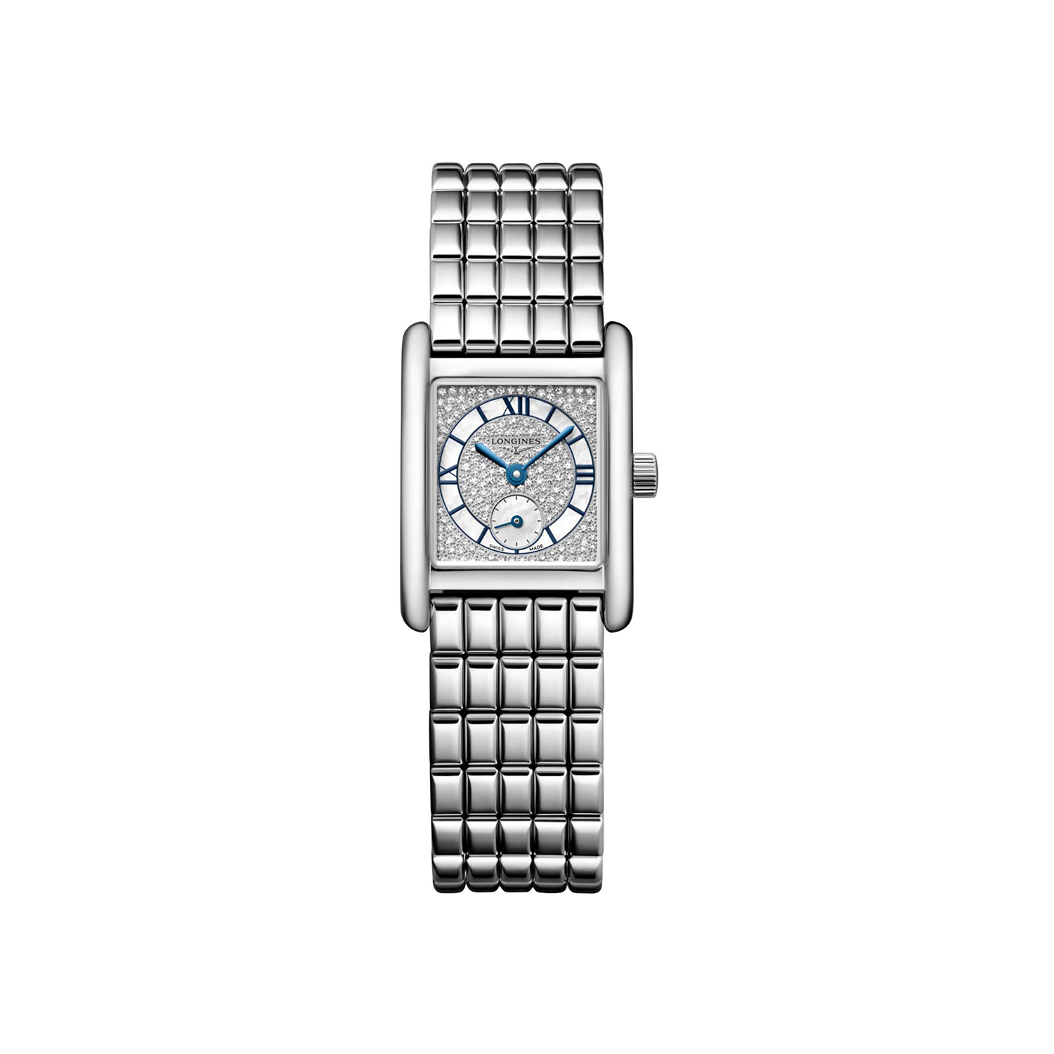 Montre Longines Mini DolceVita L5.200.4.87.6 cadran Argent bracelet Acier L5.200.4.87.6