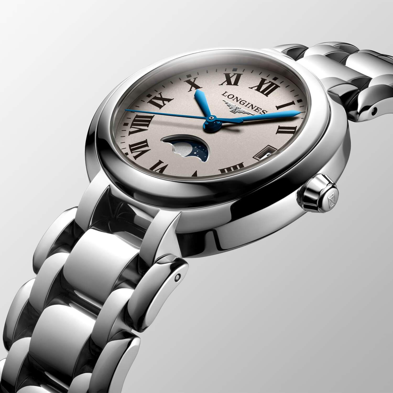 Montre Longines PrimaLuna L8.115.4.71.6 bracelet Acier L8.115.4.71.6