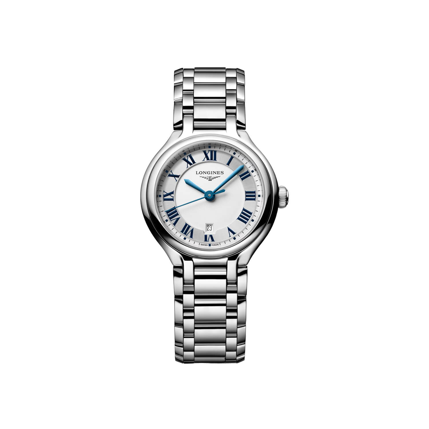 Montre Longines PrimaLuna L8.142.4.71.6 cadran Argent bracelet Acier L8.142.4.71.6