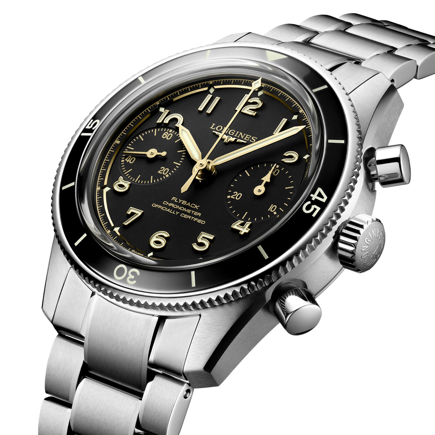 Montre Longines Spirit Flyback L3.721.4.53.6