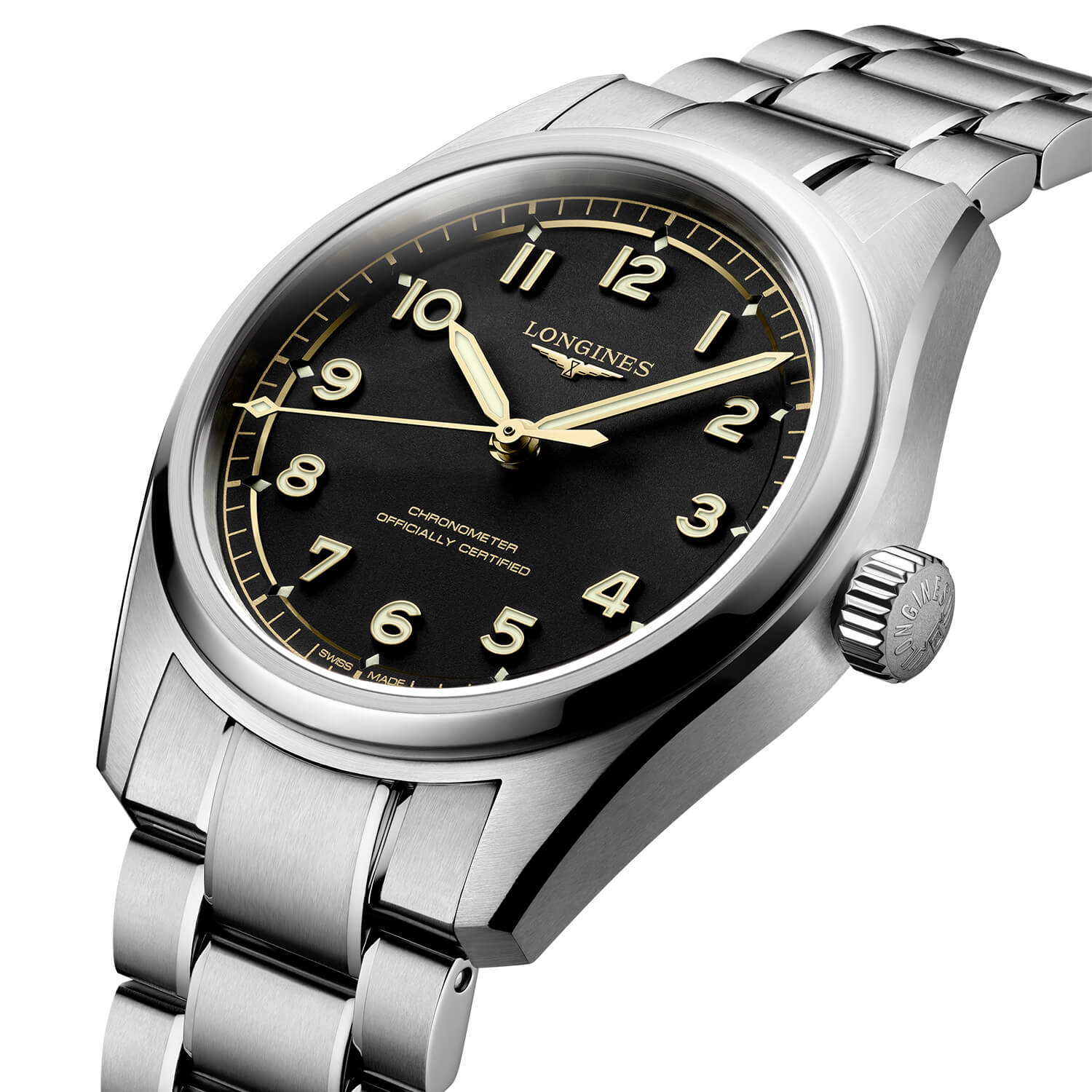 Montre Longines Spirit Pilot L3.809.4.53.6