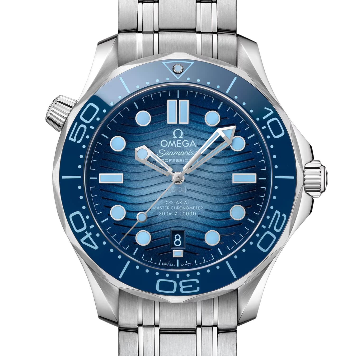 Montre OMEGA Seamaster Diver 300M Co-Axial Master Chronometer 42mm Summer Blue