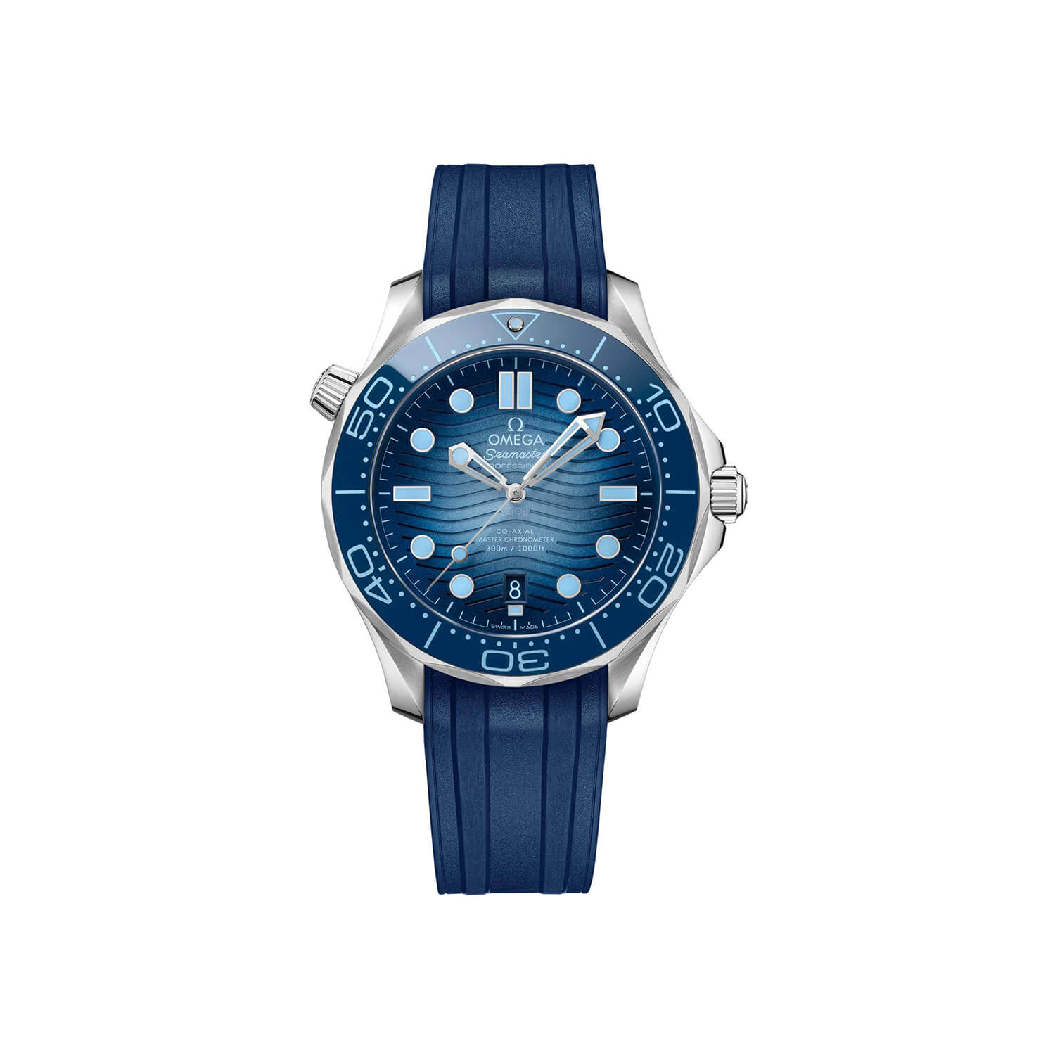 Montre Omega Seamaster Diver 300M Co-Axial Master Chronometer 42mm Summer Blue