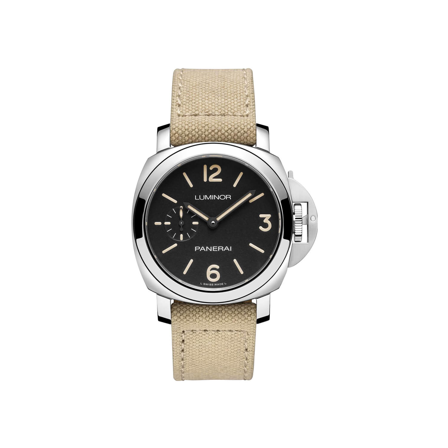 Montre Panerai Luminor 42mm cadran Noir bracelet Textile PAM01710