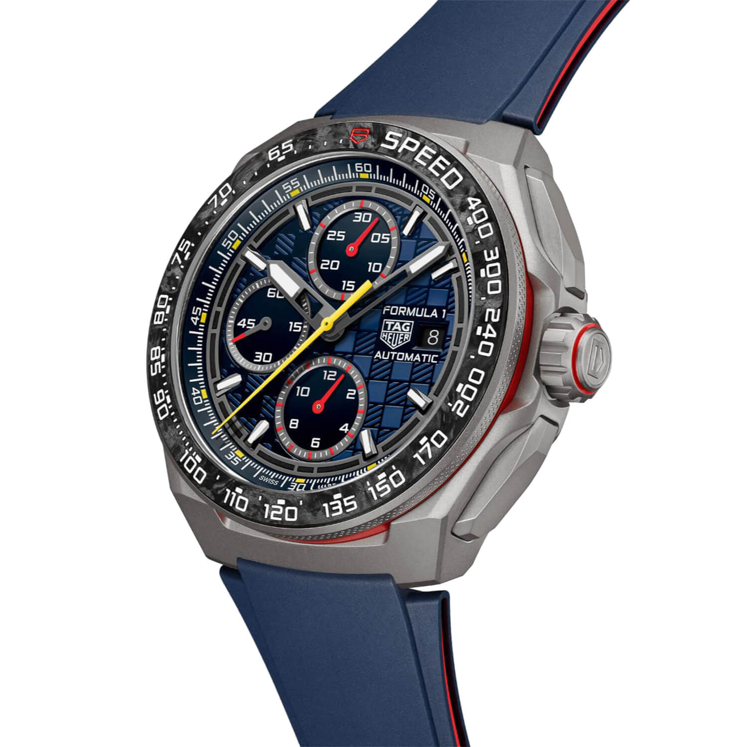 Montre TAG Heuer Formula 1 Chronograph x Oracle Red Bull Racing cadran Bleu bracelet Caoutchouc CBZ2080.FT8091