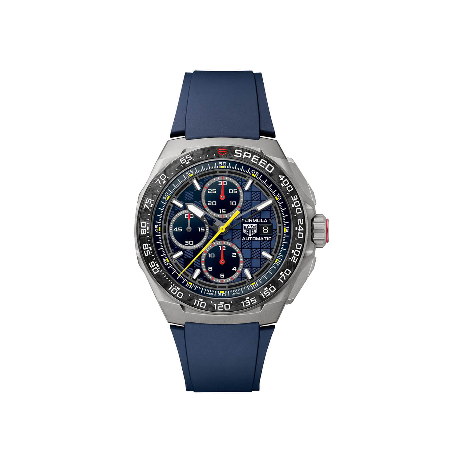 Montre TAG Heuer Formula 1 Chronograph x Oracle Red Bull Racing cadran Bleu bracelet Caoutchouc CBZ2080.FT8091
