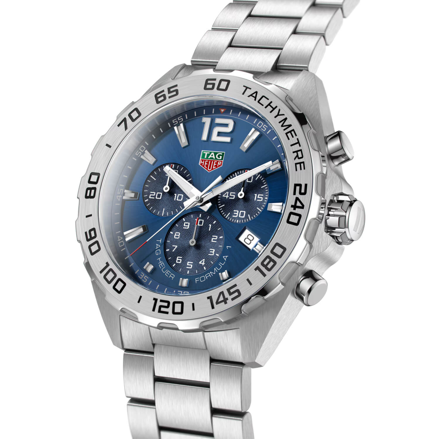 Montre TAG Heuer Formula 1 Chronograph Quartz 43mm cadran Bleu bracelet Acier CAZ101K.BA0842
