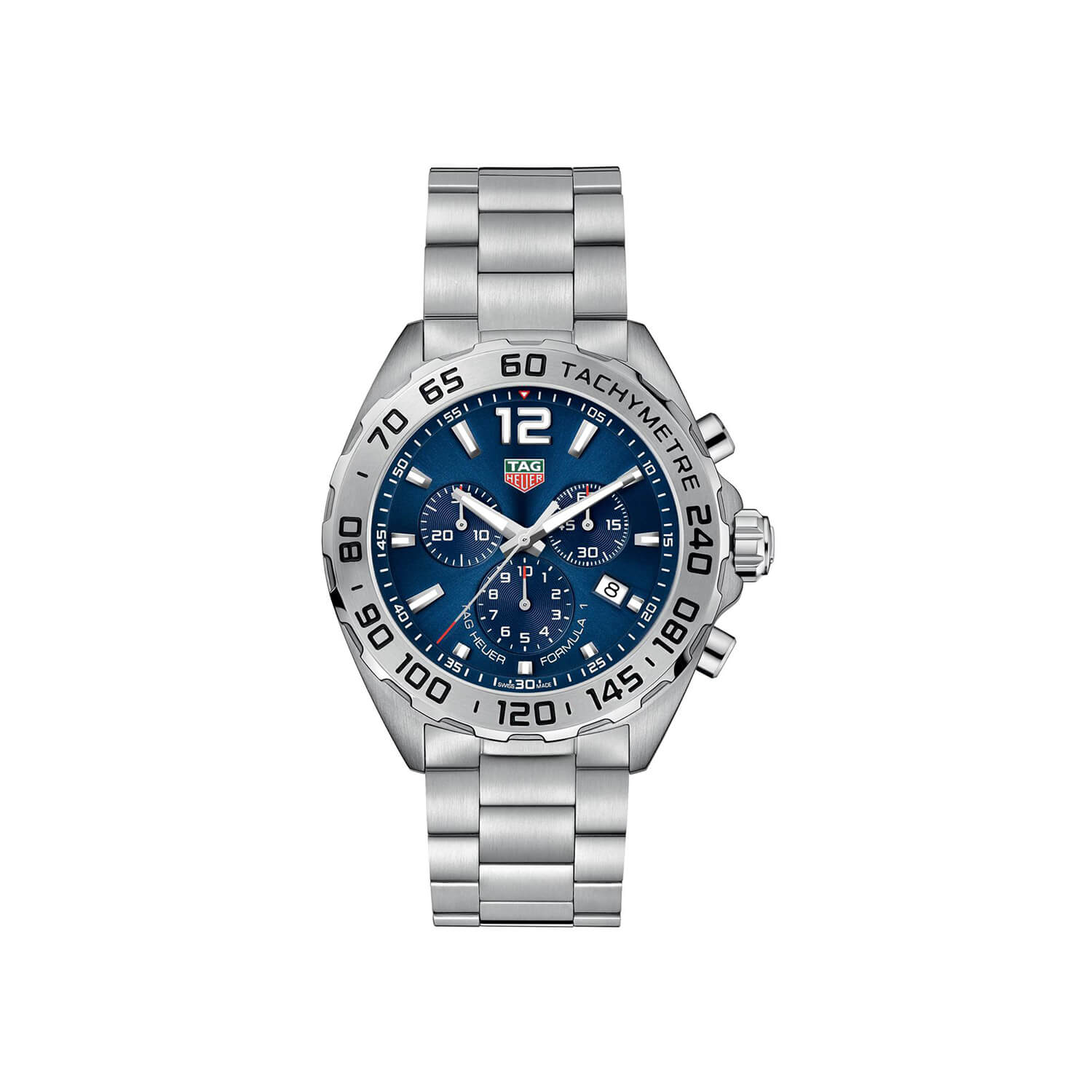 Montre TAG Heuer Formula 1 Chronograph Quartz 43mm cadran Bleu bracelet Acier CAZ101K.BA0842