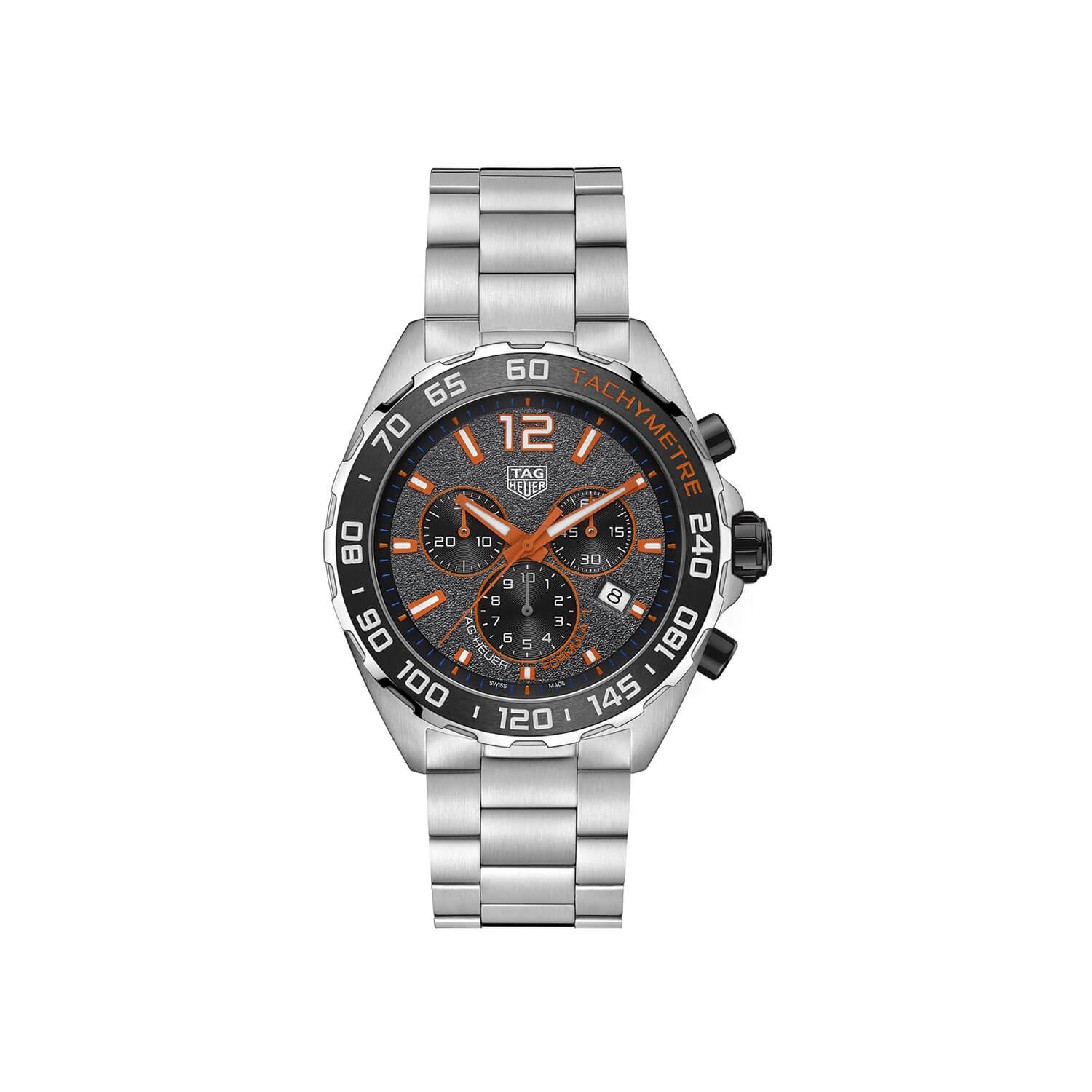 Montre TAG Heuer Formula 1 Chronograph Quartz 43mm cadran Gris bracelet Acier CAZ101AH.BA0842