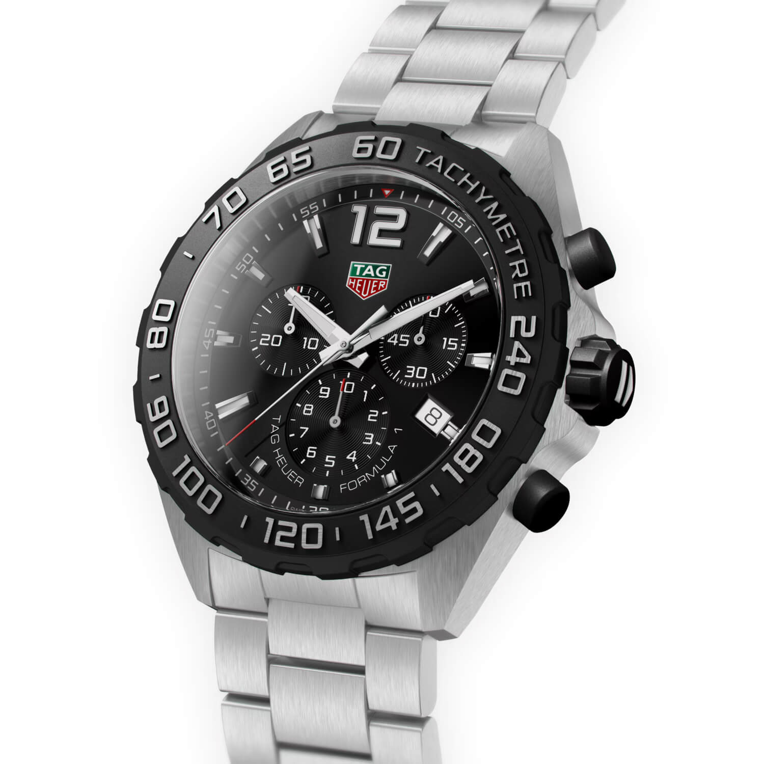 Montre TAG Heuer Formula 1 Chronograph Quartz 43mm cadran Noir bracelet Acier CAZ1010.BA0842