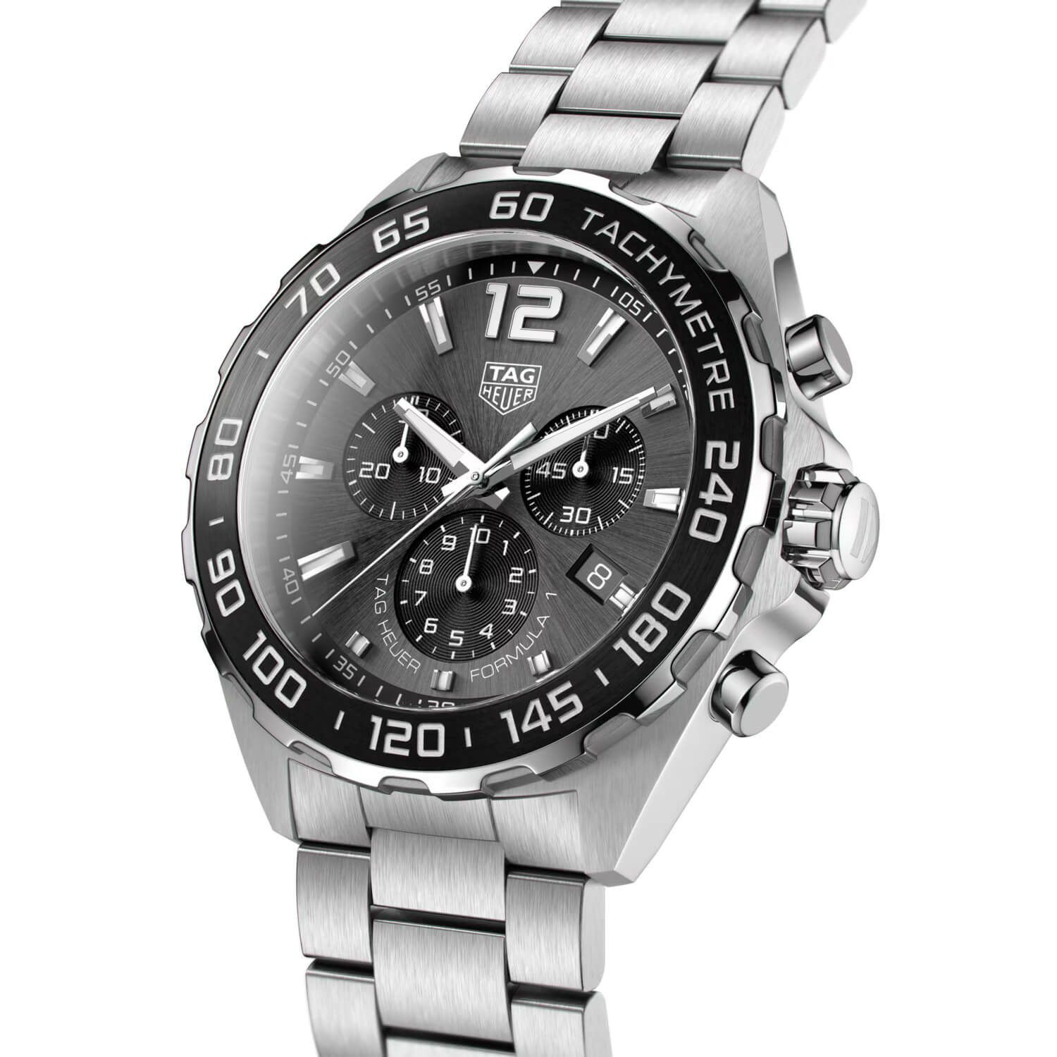 Montre TAG Heuer Formula 1 Chronograph Quartz 43mm cadran Gris bracelet Acier CAZ1011.BA0842