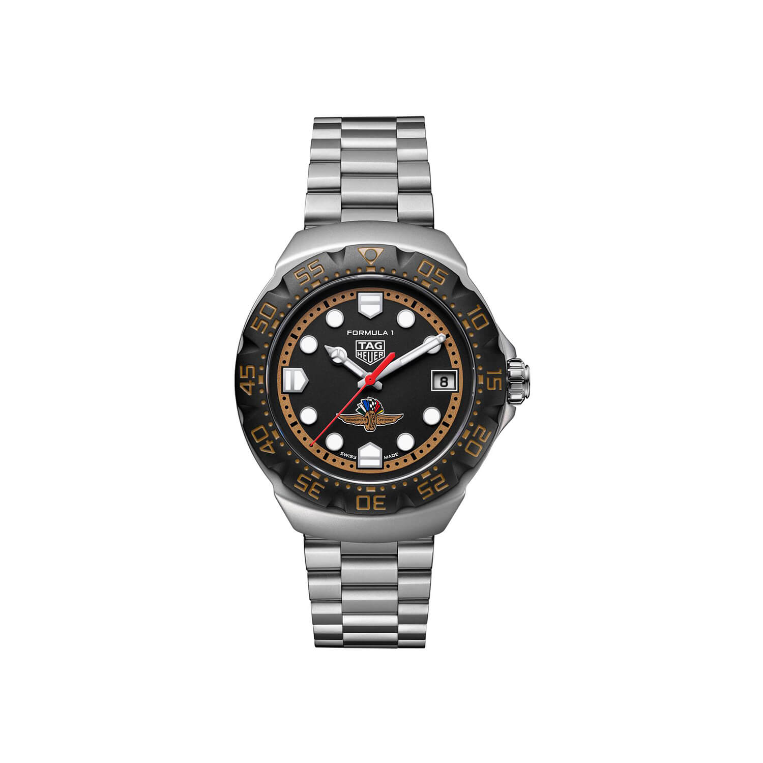 Montre TAG Heuer Formula 1 Solargraph x Indy 500 Édition Limitée cadran Noir bracelet Caoutchouc WBY111G.BA0042