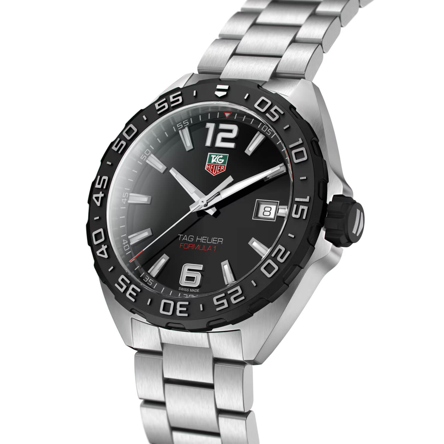 Montre TAG Heuer Formula 1 Chronograph Quartz 41mm cadran Noir bracelet Acier WAZ1110.BA0875