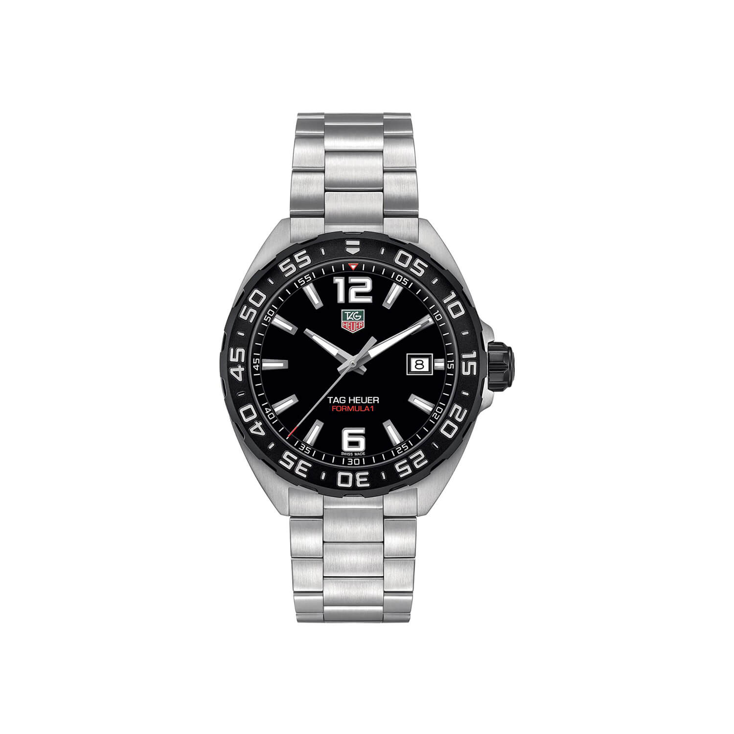 Montre TAG Heuer Formula 1 Chronograph Quartz 41mm cadran Noir bracelet Acier WAZ1110.BA0875