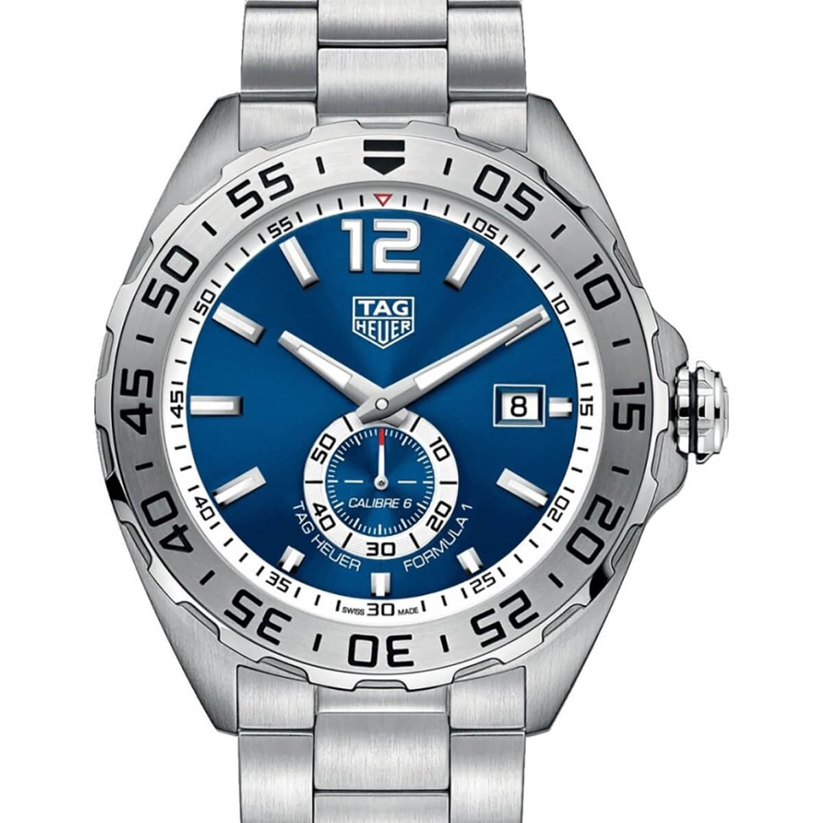 Montre TAG Heuer Formula 1 Automatic 43mm cadran Bleu bracelet Acier WAZ2014.BA0842