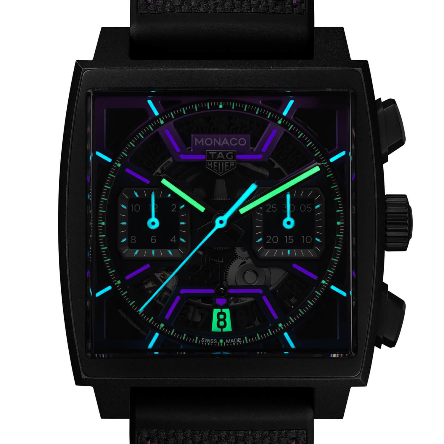 Montre TAG Heuer Monaco Rainbow Chronograph Édition Limitéee