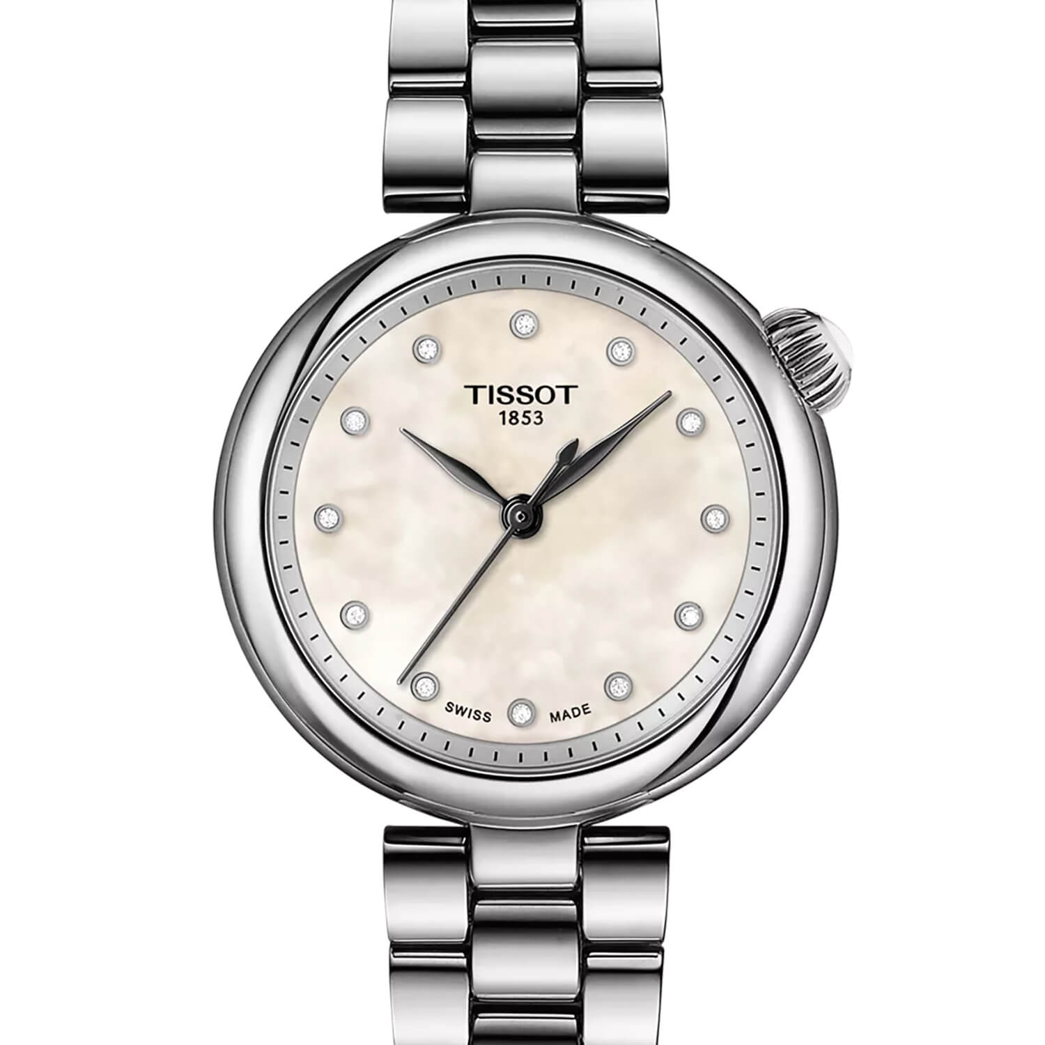 Montre Tissot Désir Quartz 28mm cadran gris bracelet Acier T152.010.11.116.00