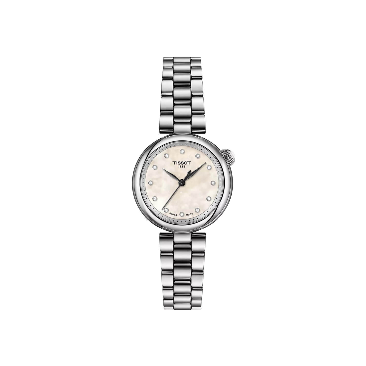 Montre Tissot Désir Quartz 28mm cadran gris bracelet Acier T152.010.11.116.00