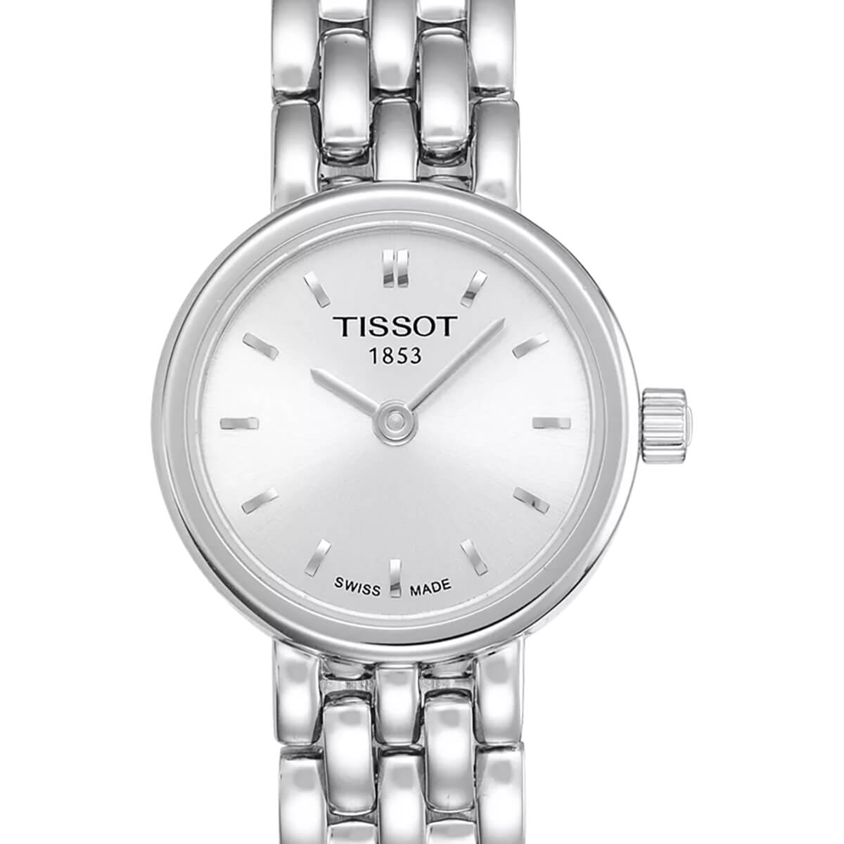 Montre Tissot Lovely Round cadran Argent bracelet Acier T058.009.11.031.00