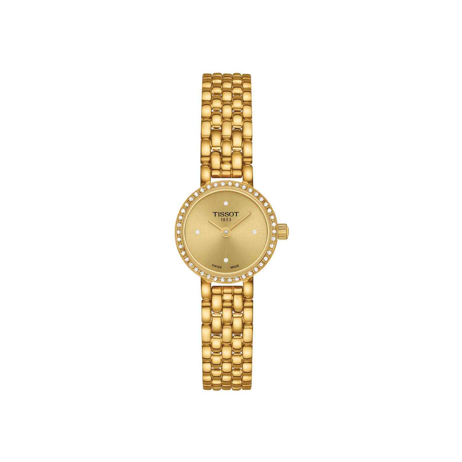 Montre Tissot Lovely Round bracelet Acier/Or jaune/PVD T140.009.63.026.00