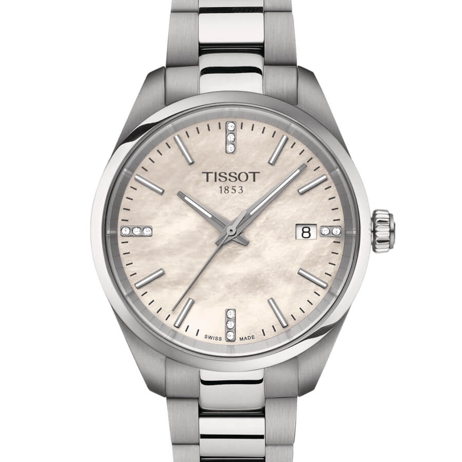 Montre Tissot PR 100 Quartz 34mm cadran gris bracelet Acier T150.210.11.116.00