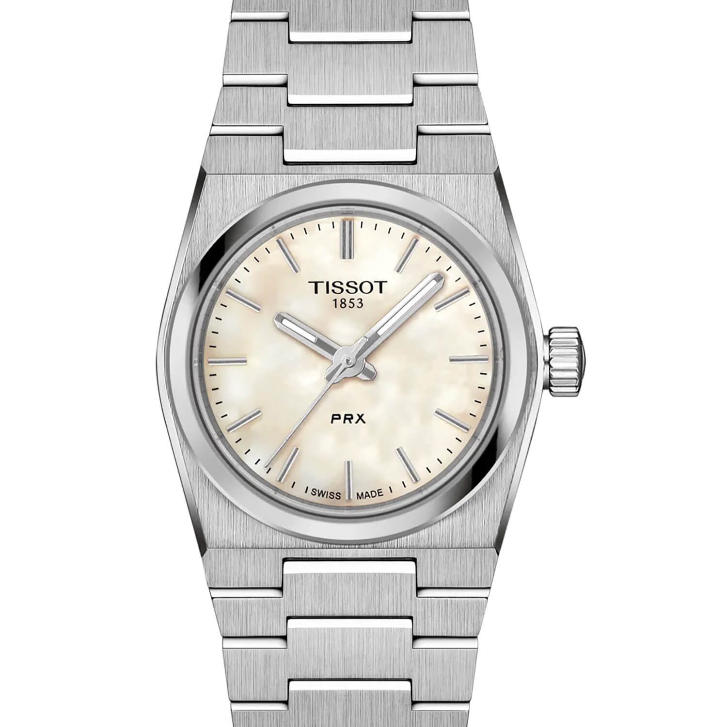 Montre Tissot PRX Quartz 25mm cadran gris bracelet Acier T137.010.11.111.00