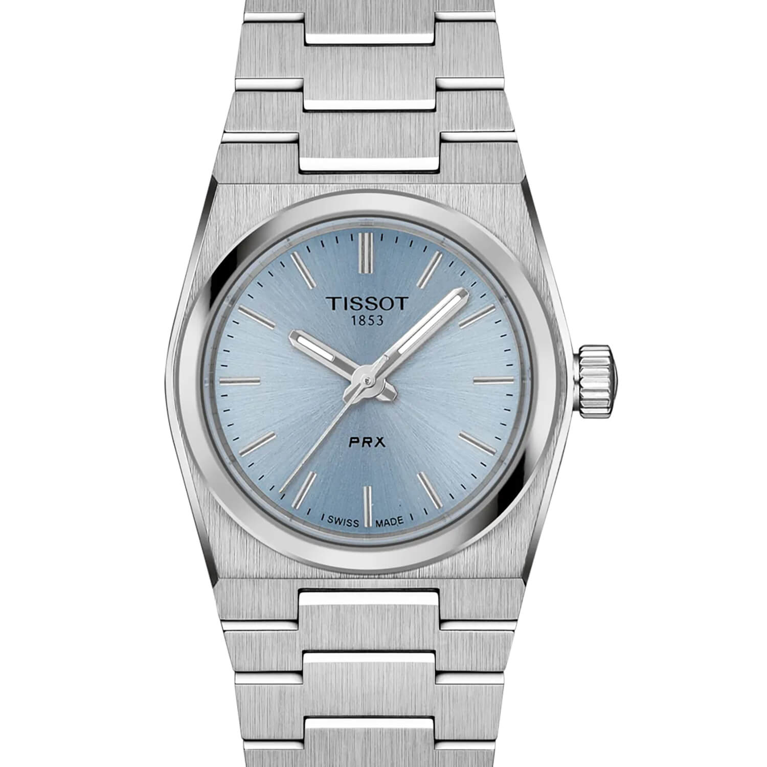 Montre Tissot PRX Quartz 25mm cadran Bleu bracelet Acier T137.010.11.351.00
