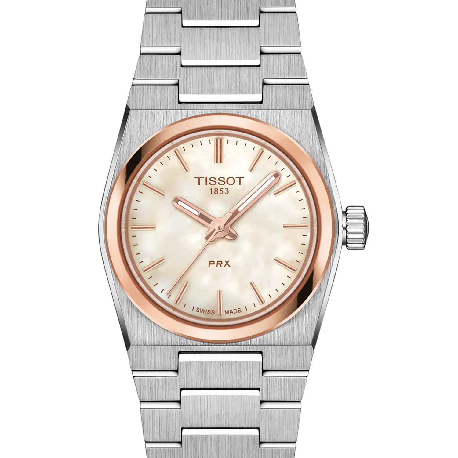 Montre Tissot PRX Quartz 25mm cadran gris bracelet Acier T137.010.21.111.00