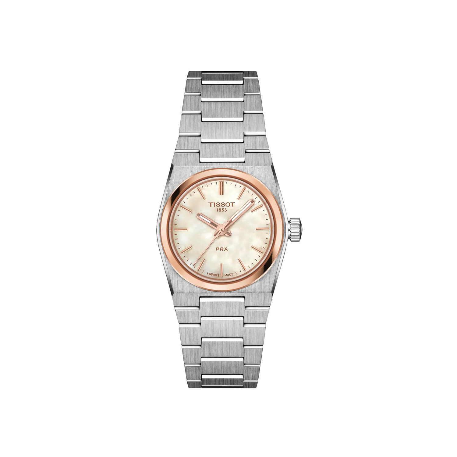 Montre Tissot PRX Quartz 25mm cadran gris bracelet Acier T137.010.21.111.00