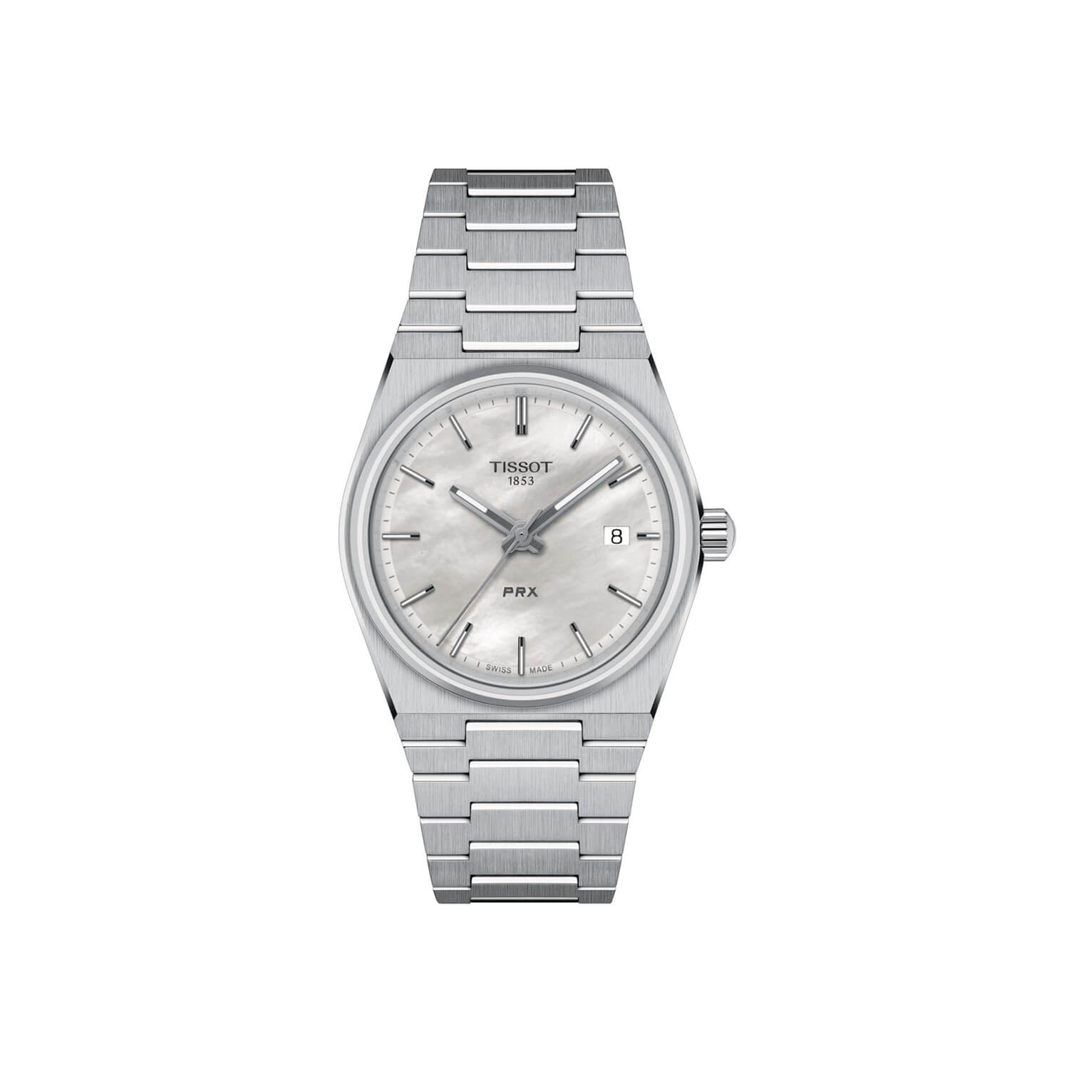 Montre Tissot PRX Quartz 35mm cadran gris bracelet Acier T137.210.11.111.00