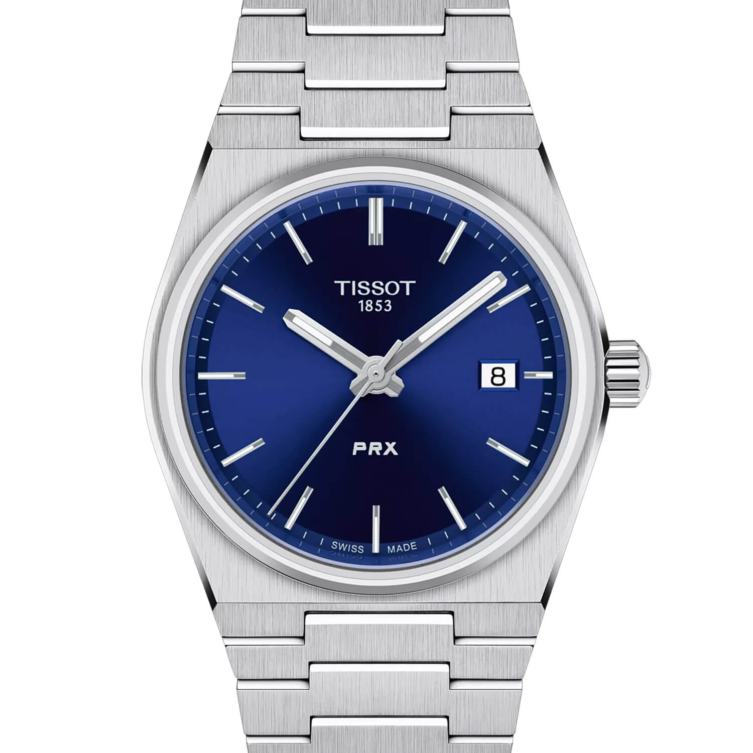 Montre Tissot PRX Quartz 35mm cadran Bleu bracelet Acier T137.210.11.041.00