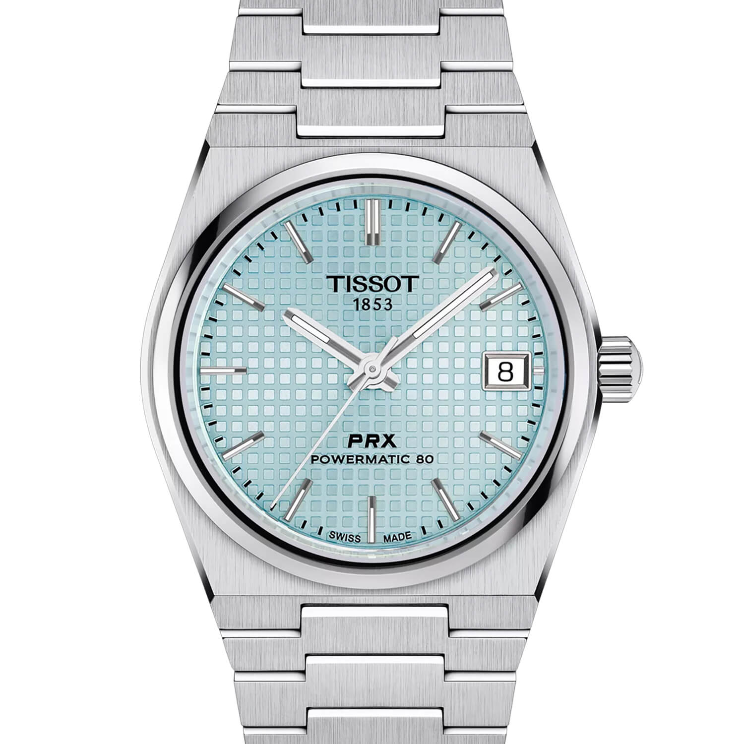 Montre Tissot PRX Powermatic 80 35mm cadran Bleu bracelet Acier T137.207.11.351.00