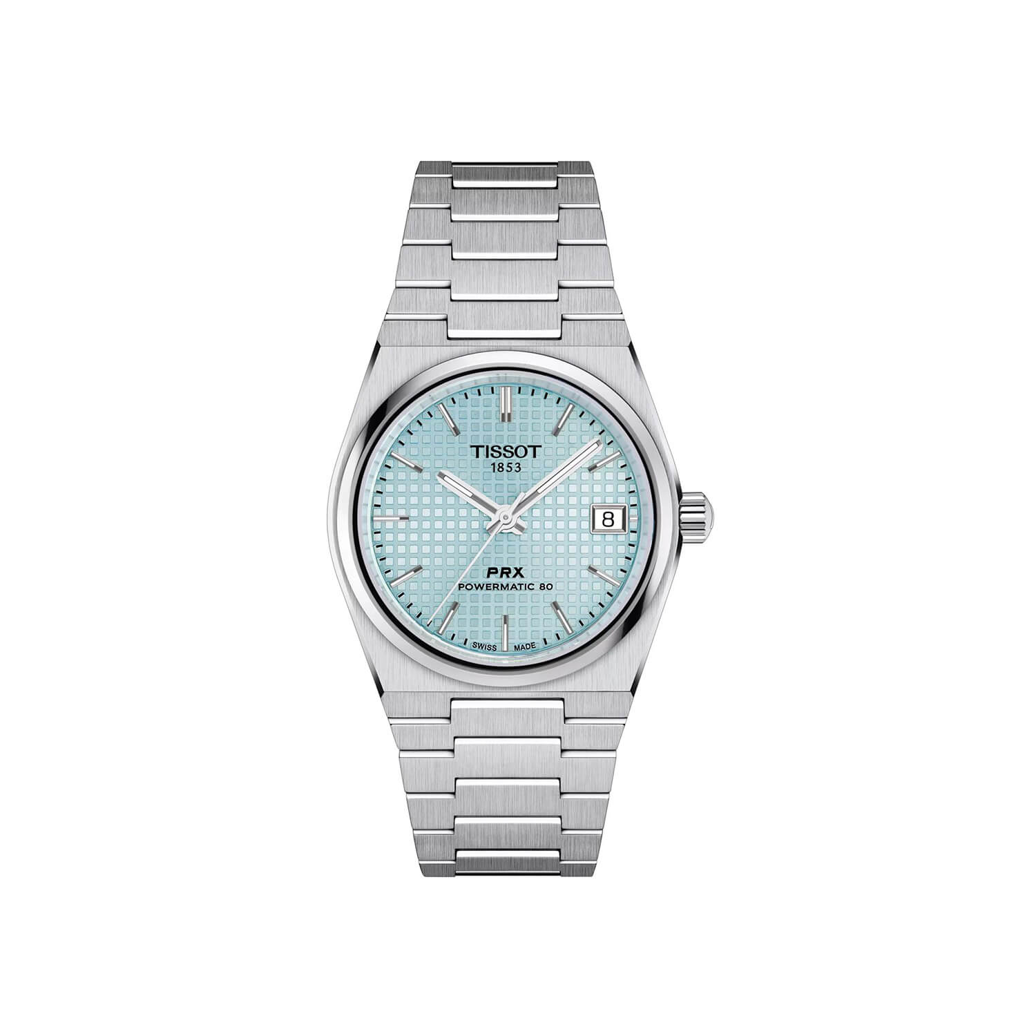 Montre Tissot PRX Powermatic 80 35mm cadran Bleu bracelet Acier T137.207.11.351.00