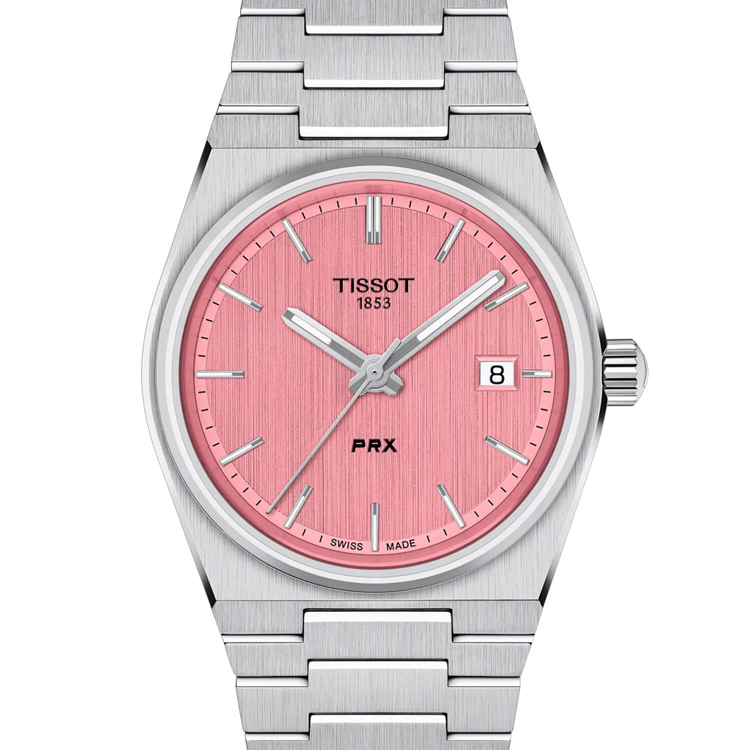Montre Tissot PRX Quartz 35mm cadran Rose bracelet Acier T137.210.11.331.00