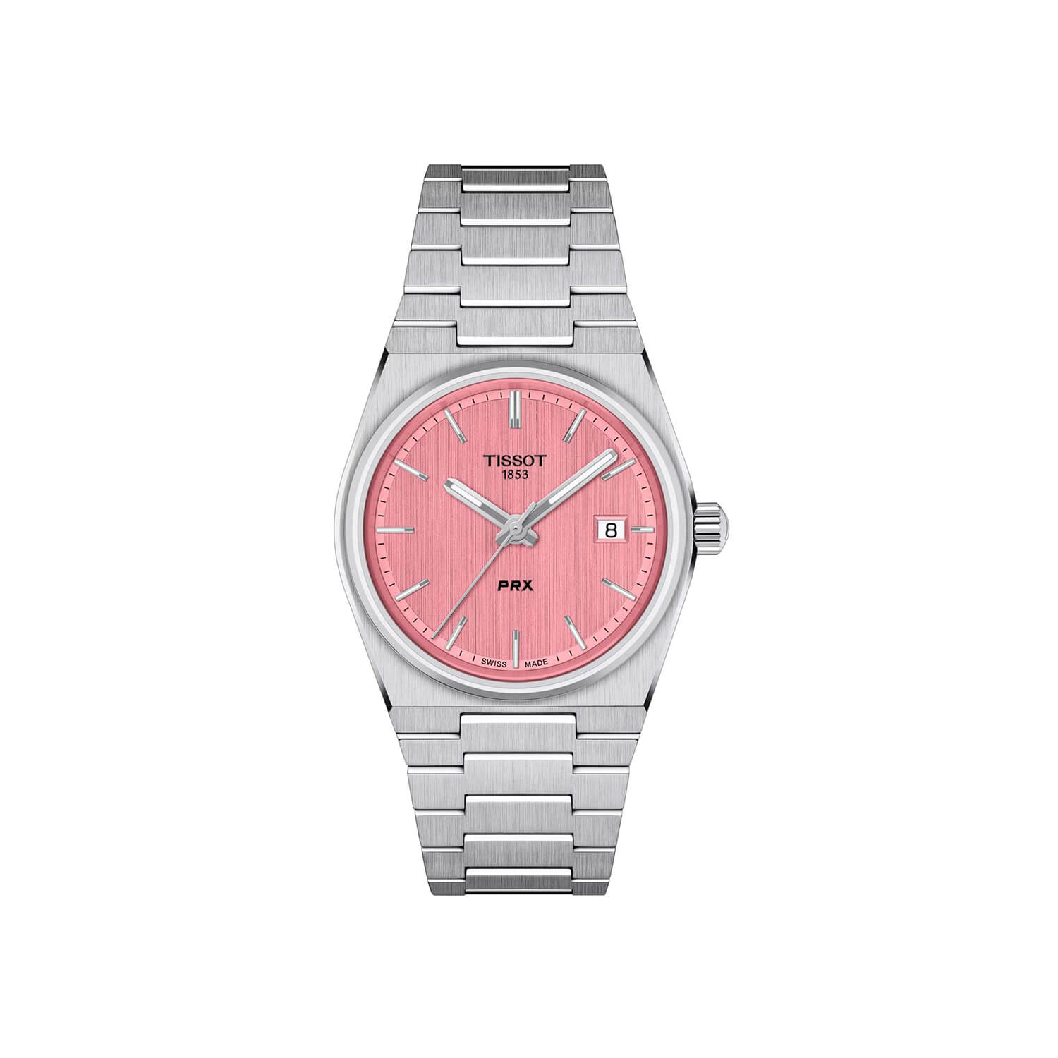 Montre Tissot PRX Quartz 35mm cadran Rose bracelet Acier T137.210.11.331.00