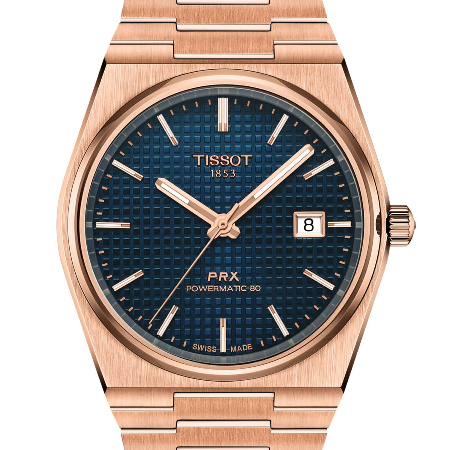 Montre Tissot PRX Powermatic 80 40mm cadran Bleu bracelet Acier/PVD T137.407.33.041.00