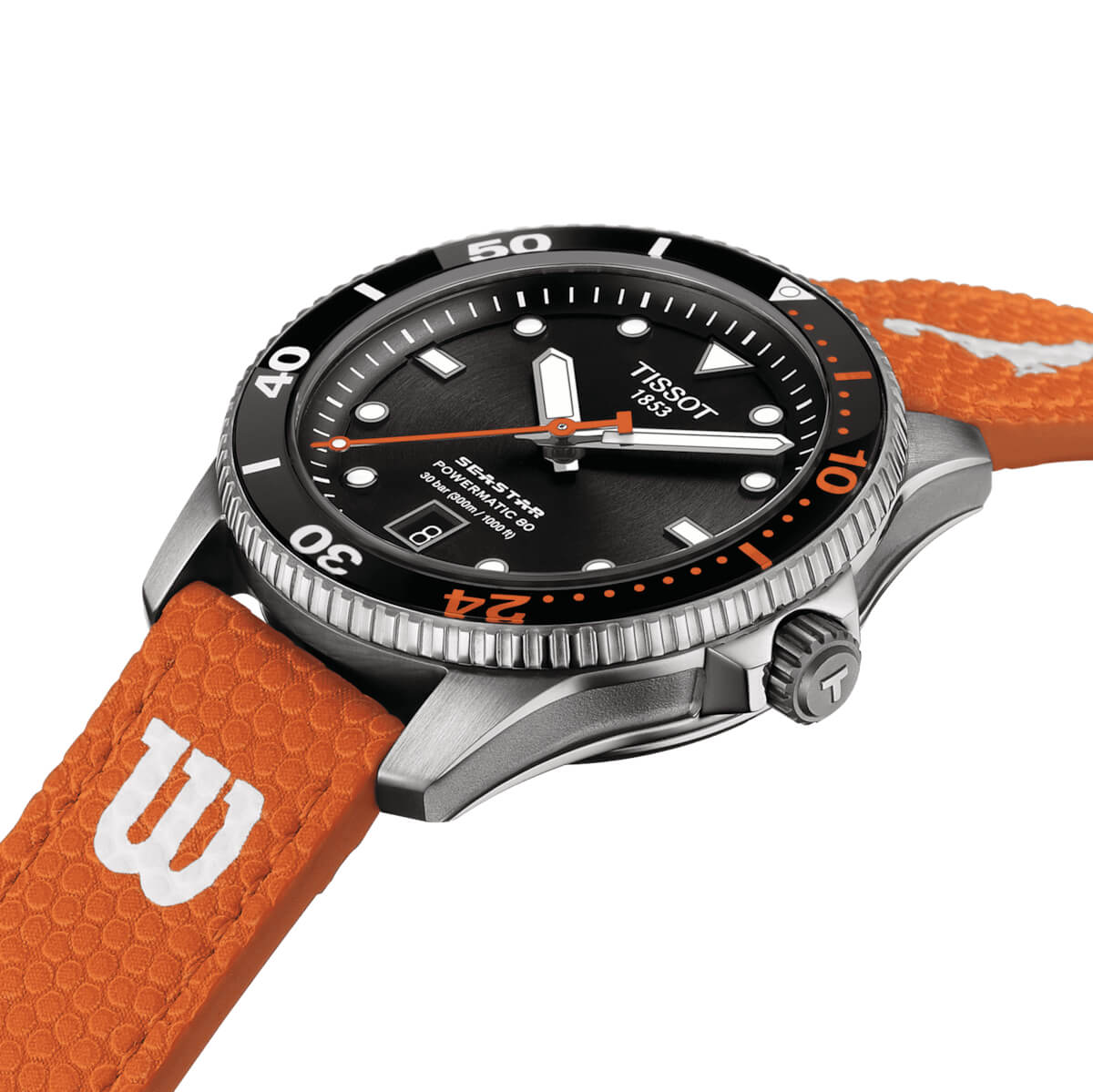 Montre Tissot Seastar Wilson WNBA cadran Noir bracelet Synthétique T120.807.17.051.00