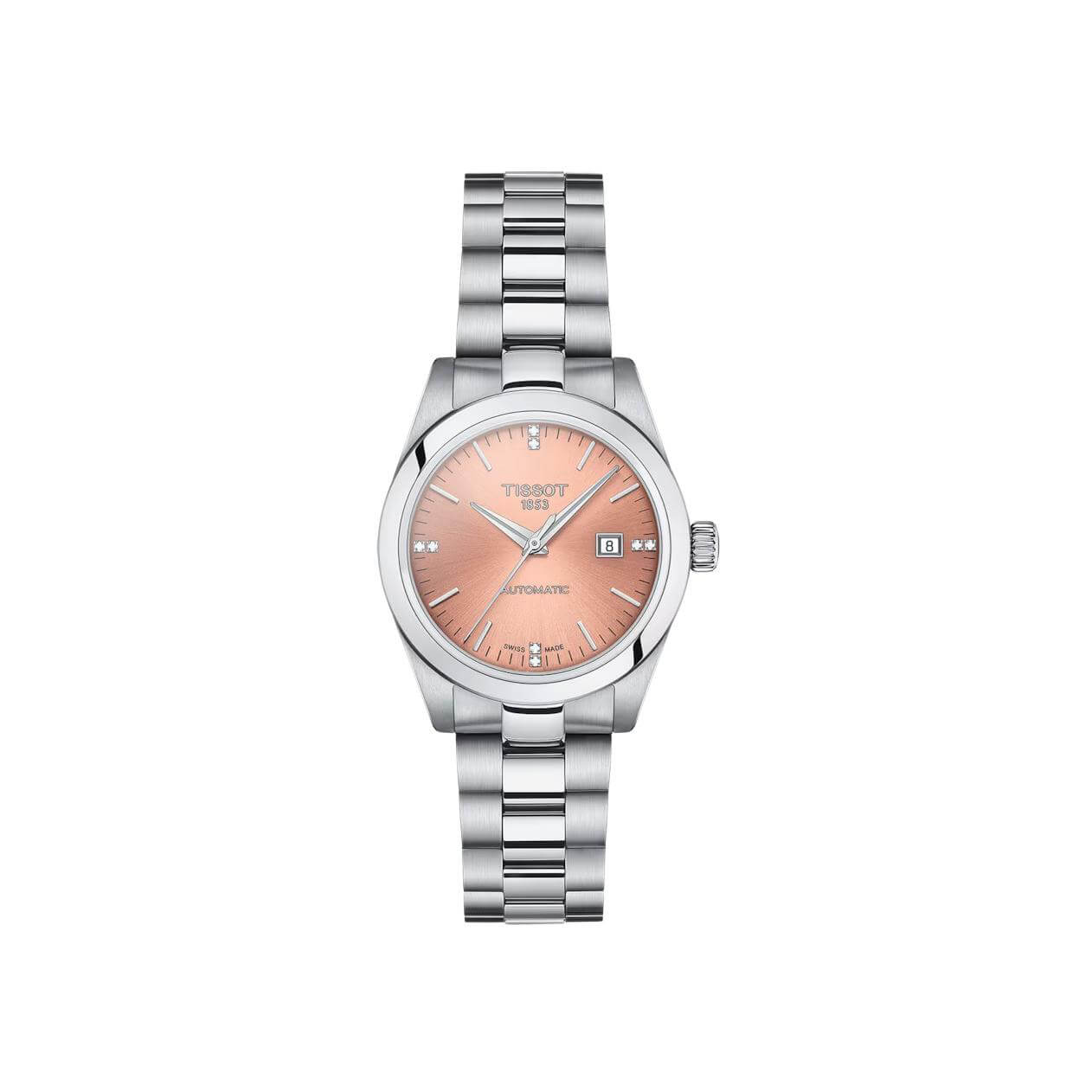Montre Tissot T-My Lady Automatic avec deux bracelets interchangeables bracelet Acier/Cuir T132.007.11.336.00