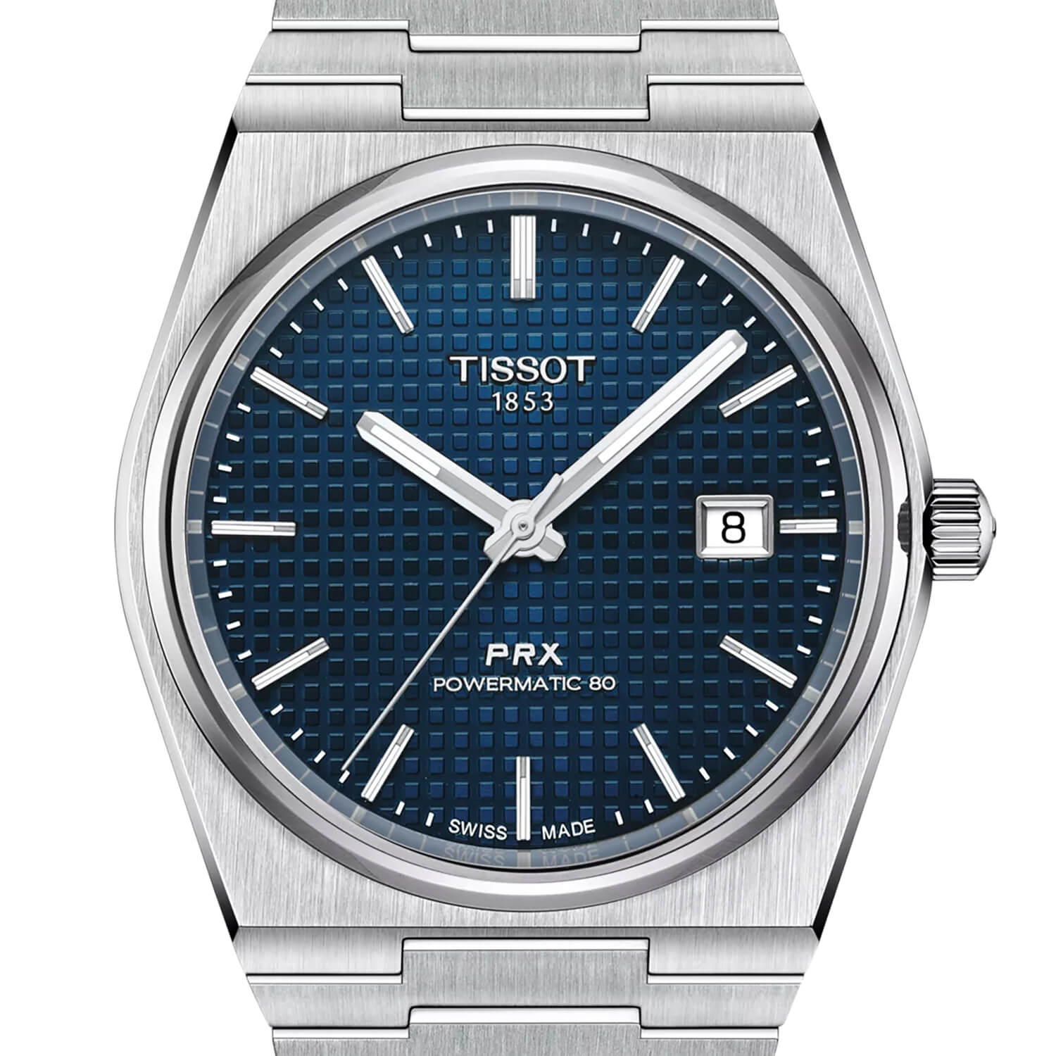 Montre Tissot PRX Powermatic 80 40mm cadran Bleu bracelet Acier T137.407.11.041.00