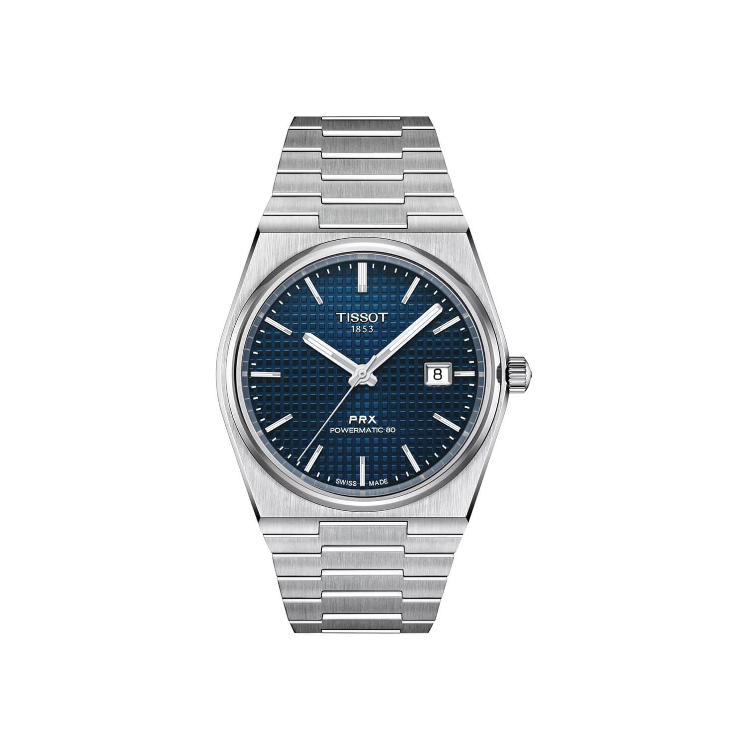 Montre Tissot PRX Powermatic 80 40mm cadran Bleu bracelet Acier T137.407.11.041.00