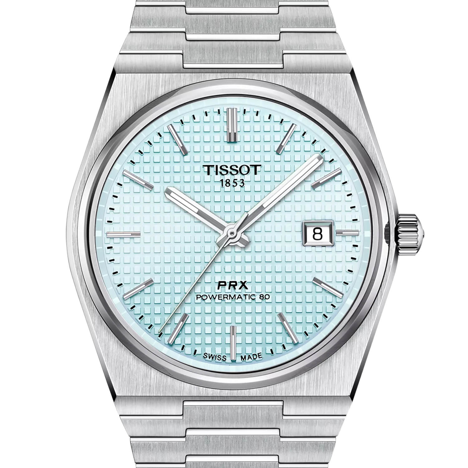 Montre Tissot PRX Powermatic 80 40mm cadran Bleu bracelet Acier T137.407.11.351.00