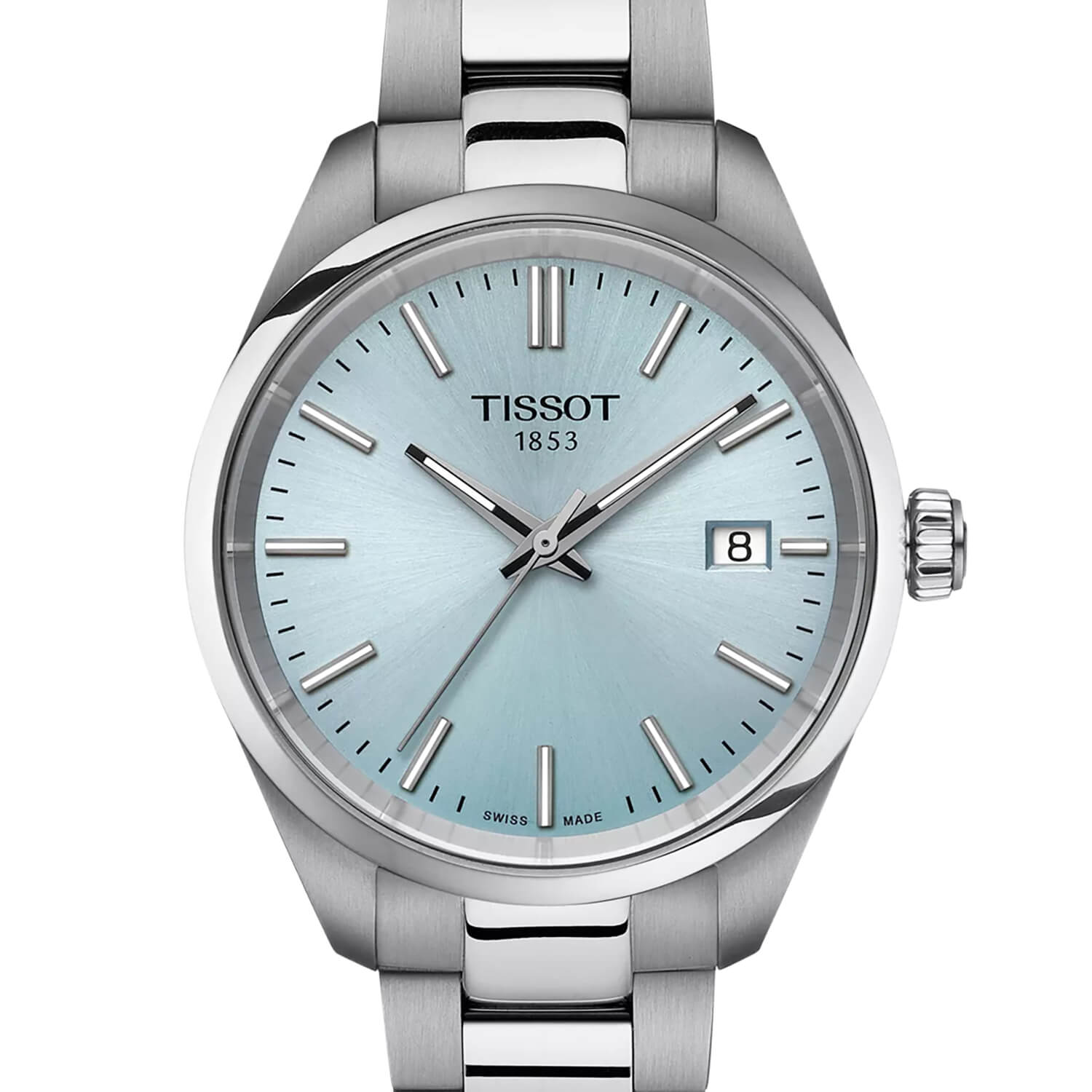 Montre Tissot PR 100 Quartz 34mm cadran Bleu bracelet Acier T150.210.11.351.00