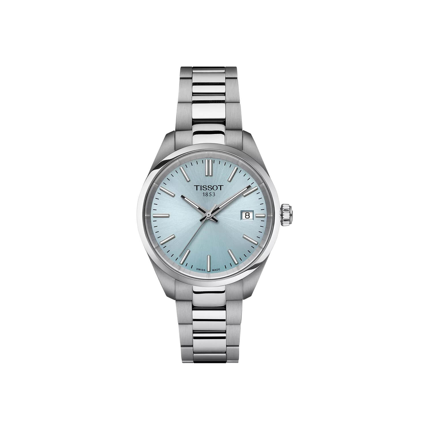 Montre Tissot PR 100 Quartz 34mm cadran Bleu bracelet Acier T150.210.11.351.00