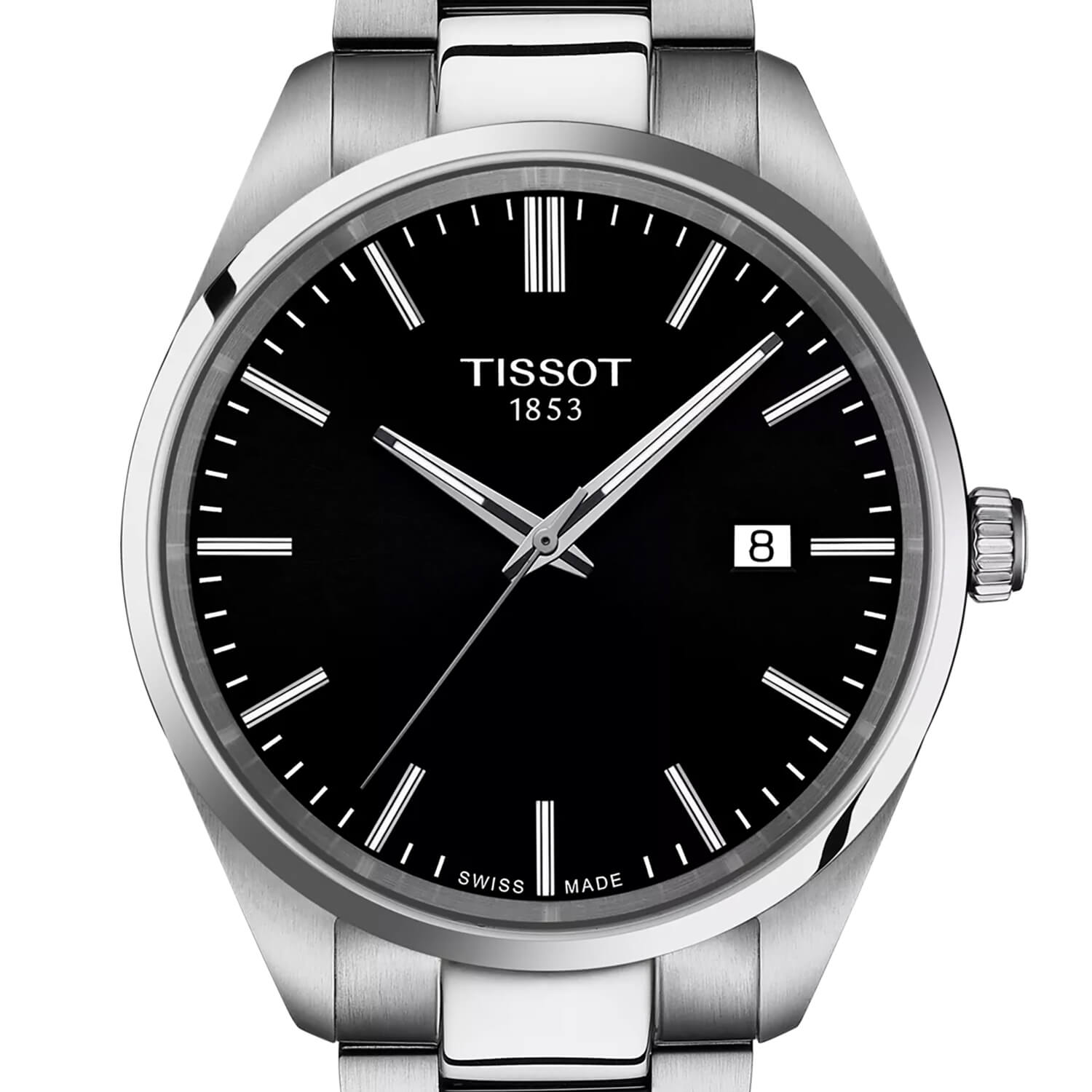 Montre Tissot PR 100 Quartz 40mm cadran Noir bracelet Acier T150.410.11.051.00